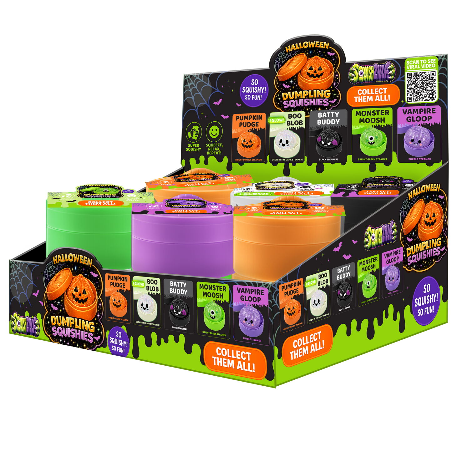 Spooky Mystery Dumpling Squishy Toy