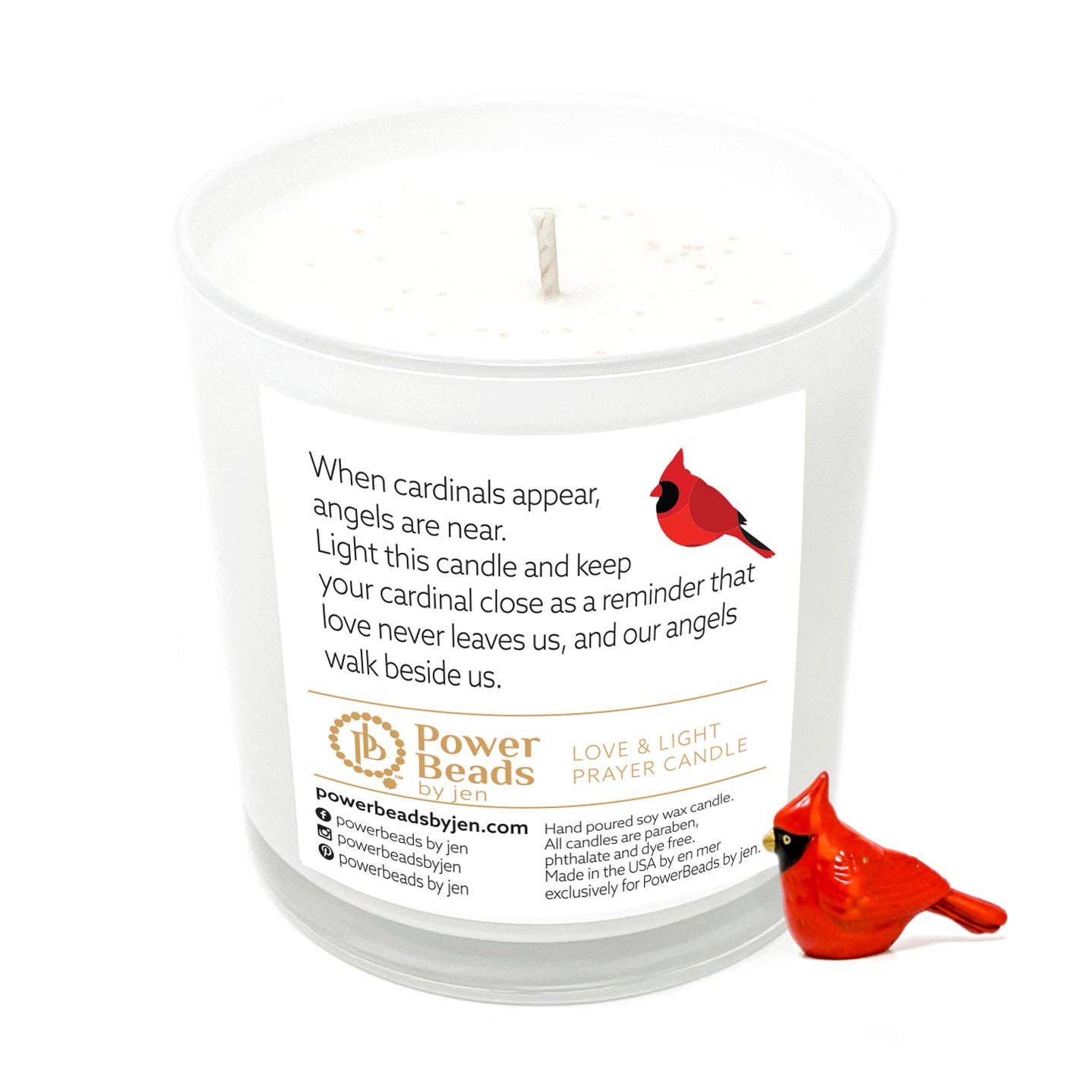 Cardinal's Promise Prayer Candle