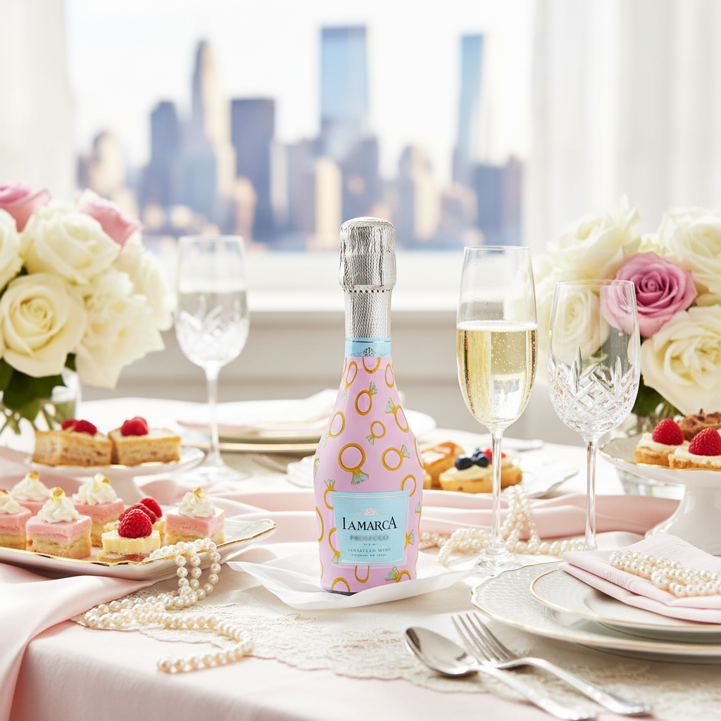 Beau Bottles Wrap MINI | Pink Engagement Ring - Set of Six