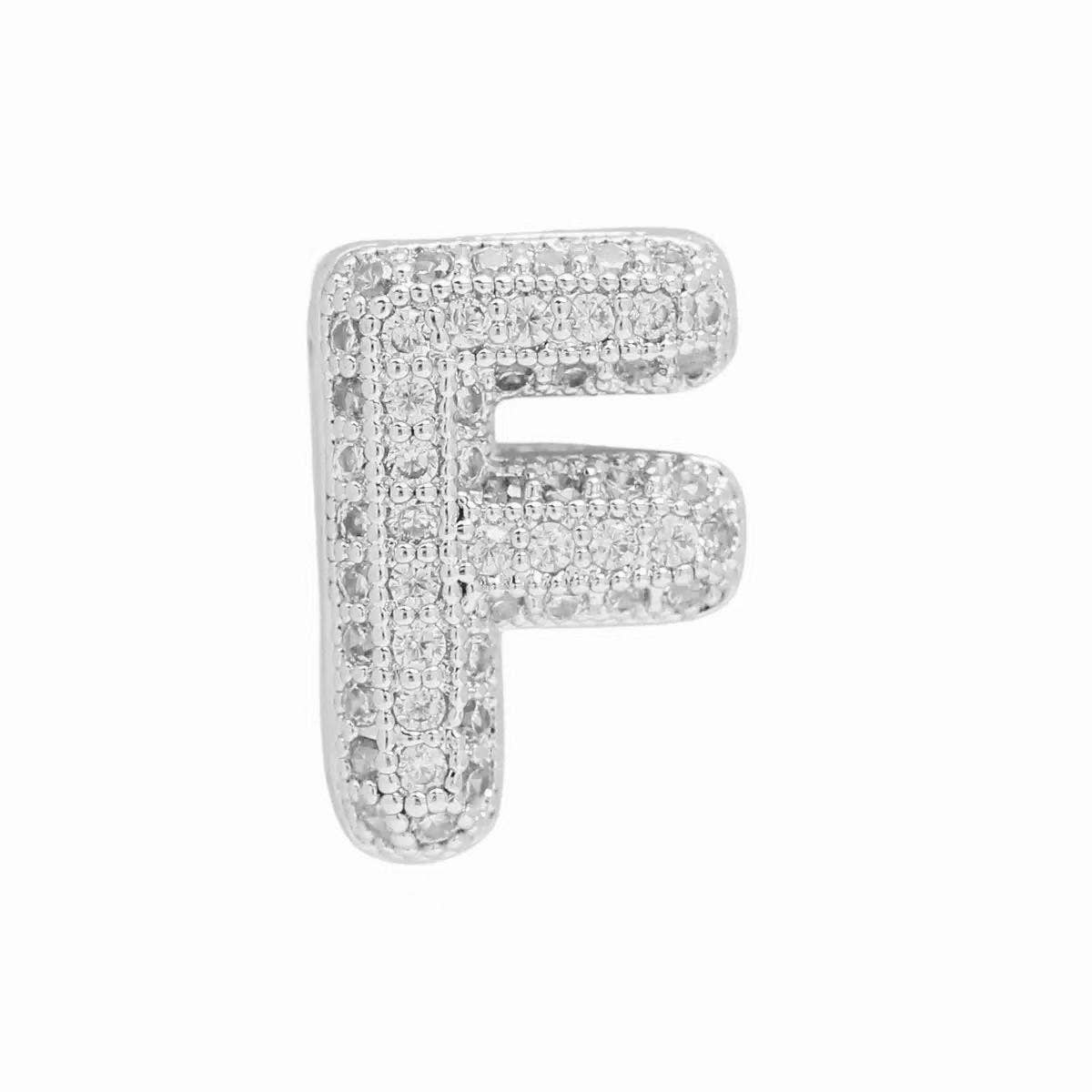 Watch Charm Bracelet | F-CZ SILVER