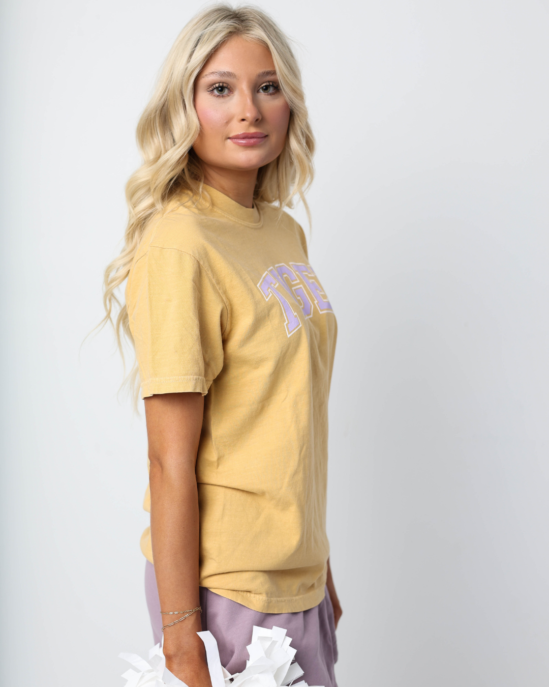 Tiger Block T-Shirt | Warm Yellow