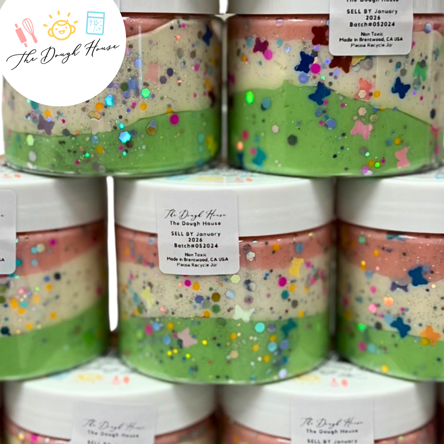 Fun Size Butterfly Magical Dough Jar