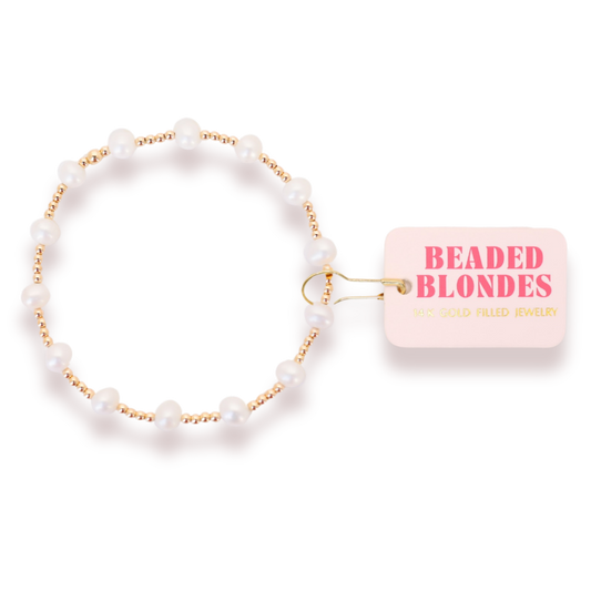 Lolo Pearl Bracelet in Gold | Standard 6.75"