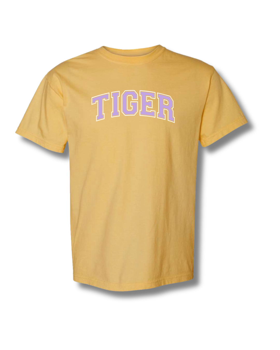 Tiger Block T-Shirt | Warm Yellow