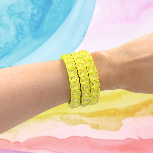Bowie Bracelet | Neon Yellow
