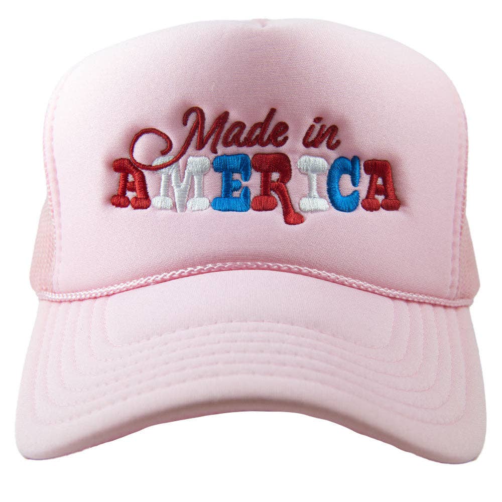 Made in America Foam Trucker Hat | Colbalt Blue