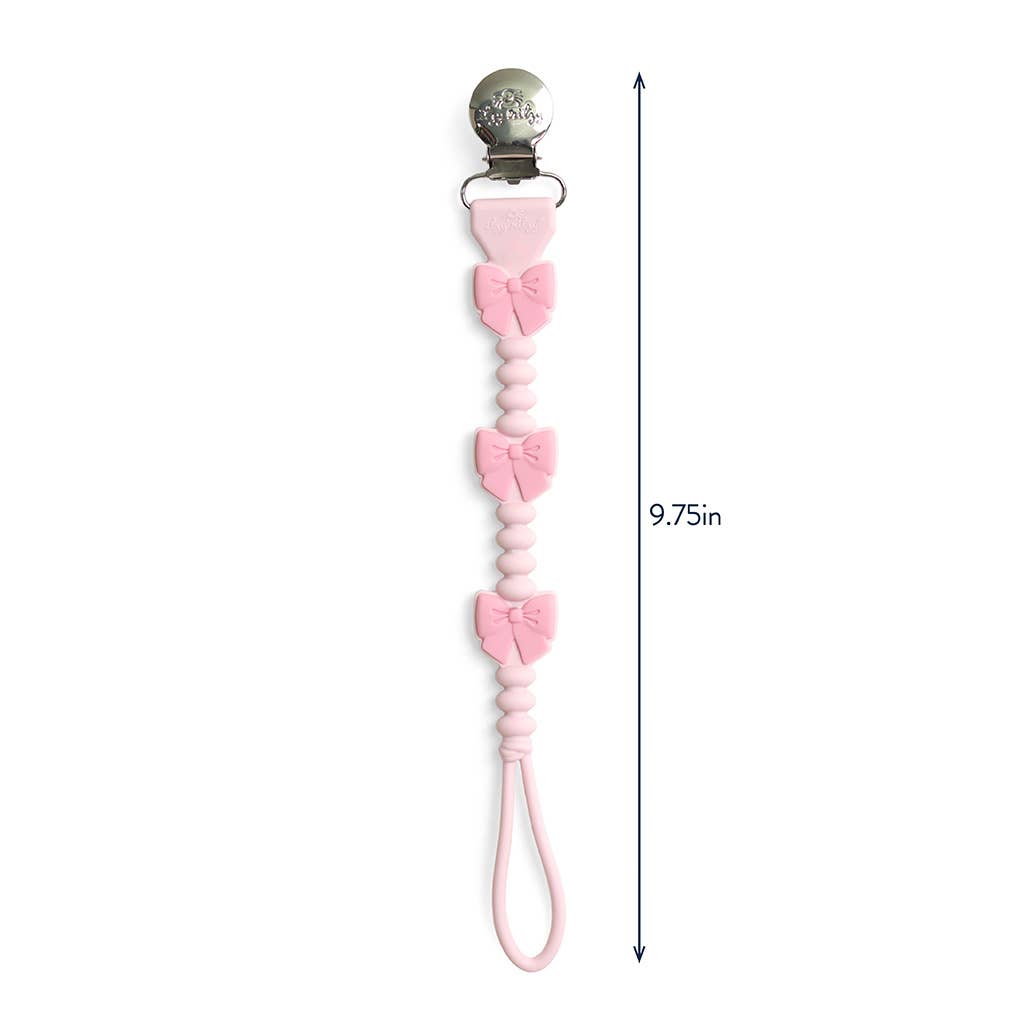 Paci Strap Plus™ | Pink Bows