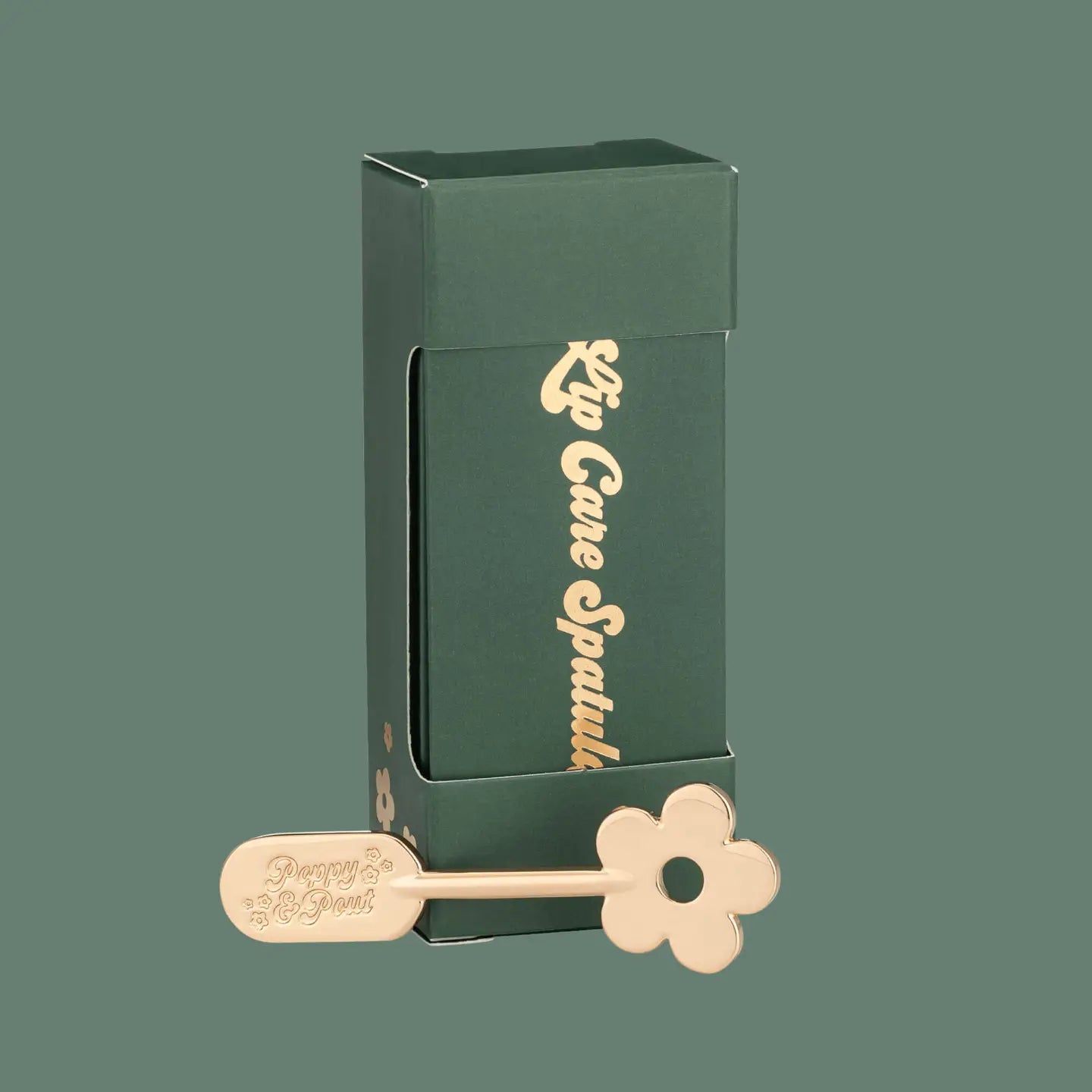 Lip Care Spatula | Gold Daisy