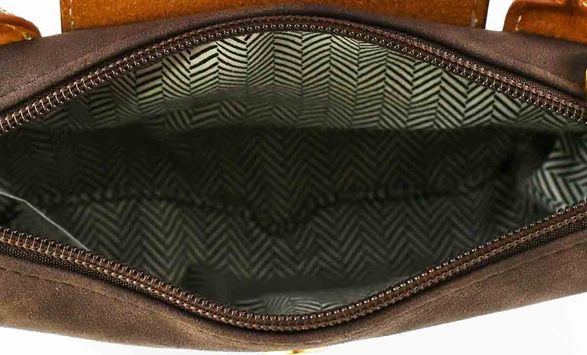 Faux Suede Mini Crossbody Bag