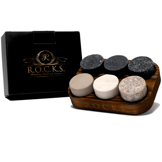 ROCKS Whiskey Chilling Stones Set