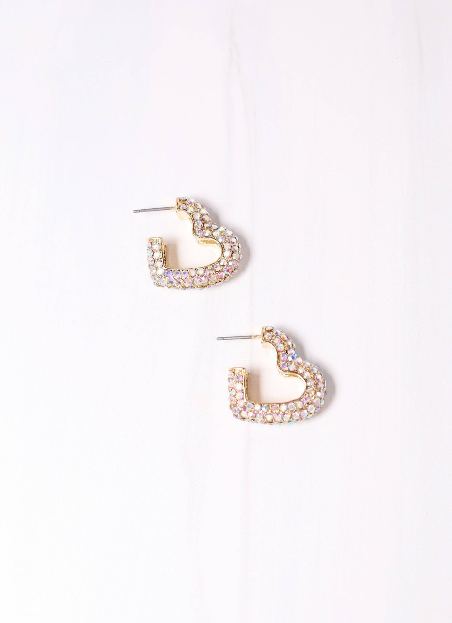 Larkie Heart Hoop Earring | OPAL