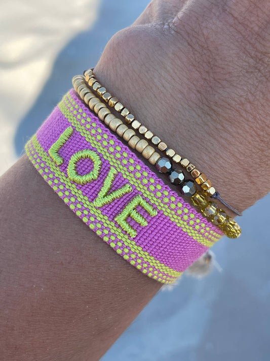 LOVE Statement Armband