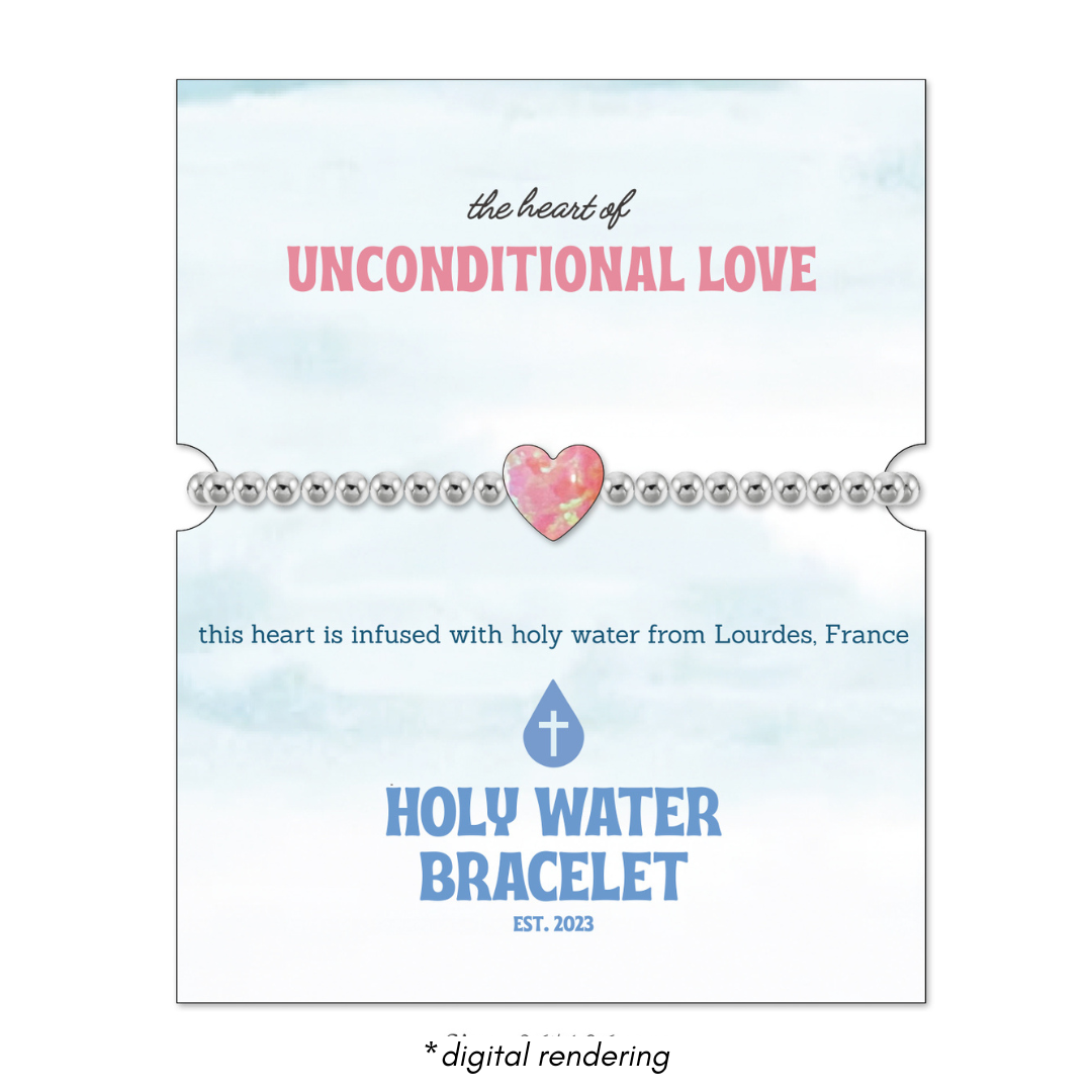 Holy Water Unconditional Love Bracelet | Silver