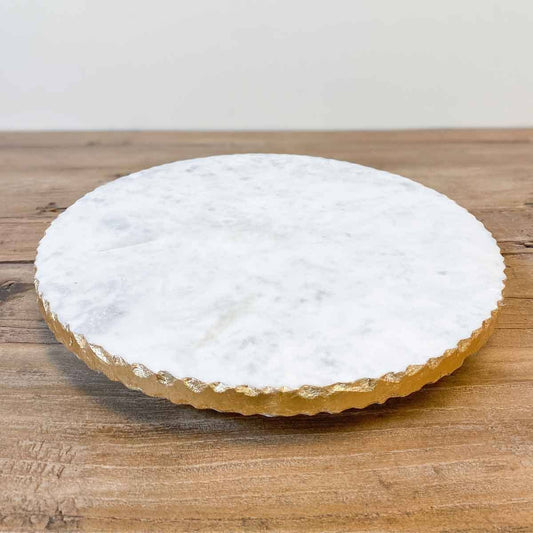 Strasbourg Marble Lazy Susan | 12x1.5x12