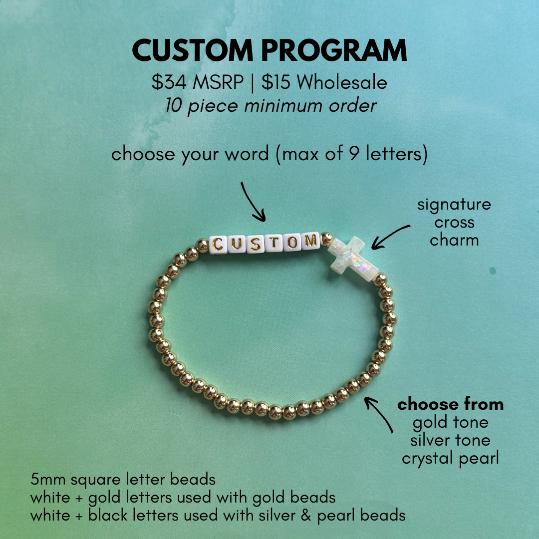 Customized Holy Water Bracelet | Nonni