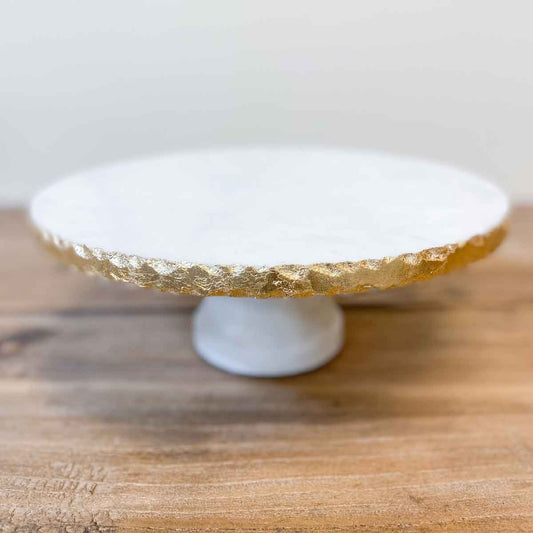 Strasbourg Marble Cake Stand | 12x12x4.5