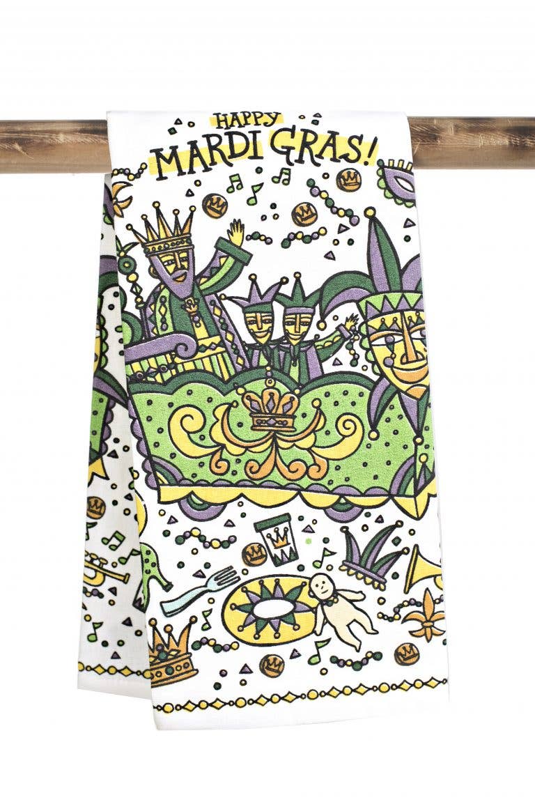 Kitchen Towel | Mardi Gras Float