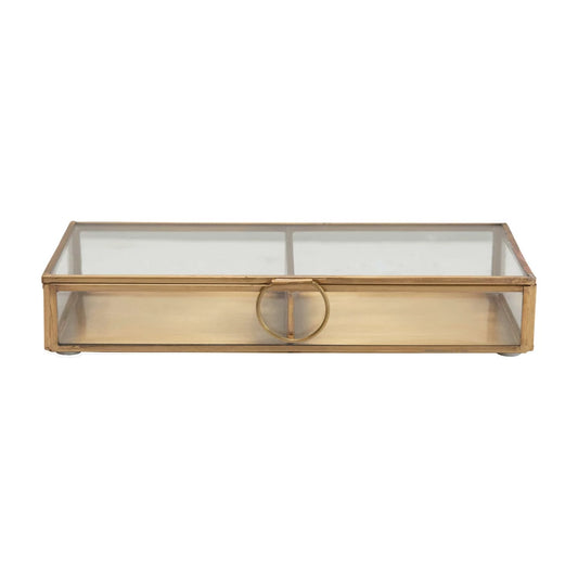 Brass Glass Display Box