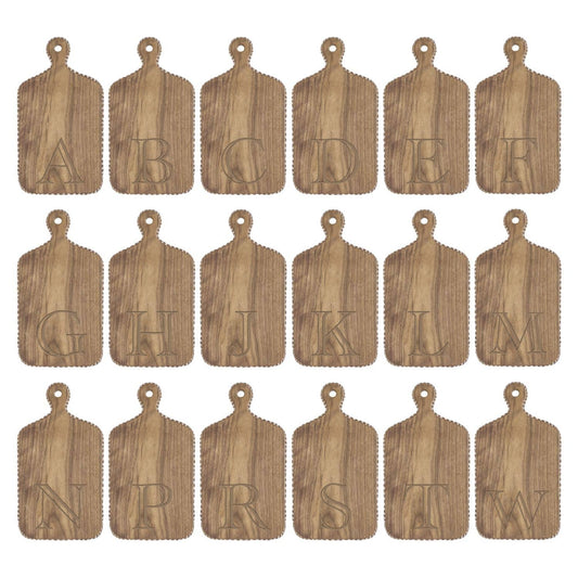 Initial Beaded Cutting Board