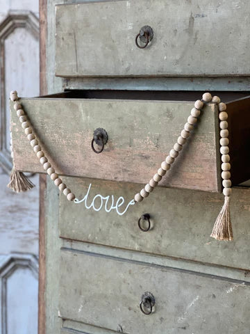 Beaded Love Garland