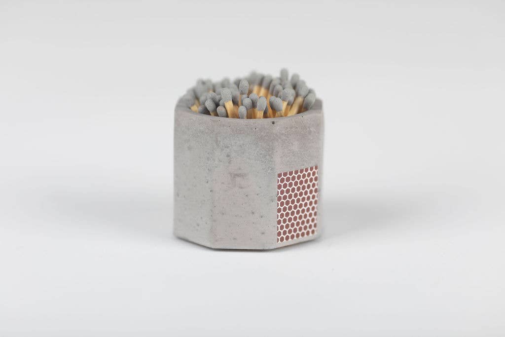 Tenn Prairie - Grey Match Holder w/ Striker and Grey Matches