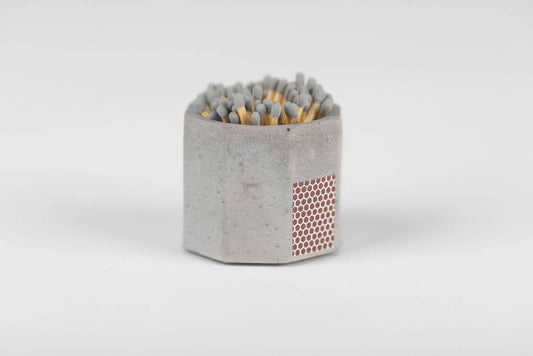 Tenn Prairie - Grey Match Holder w/ Striker and Grey Matches