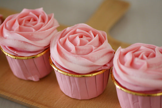 Rose Cupcake Soap | Rose Petals