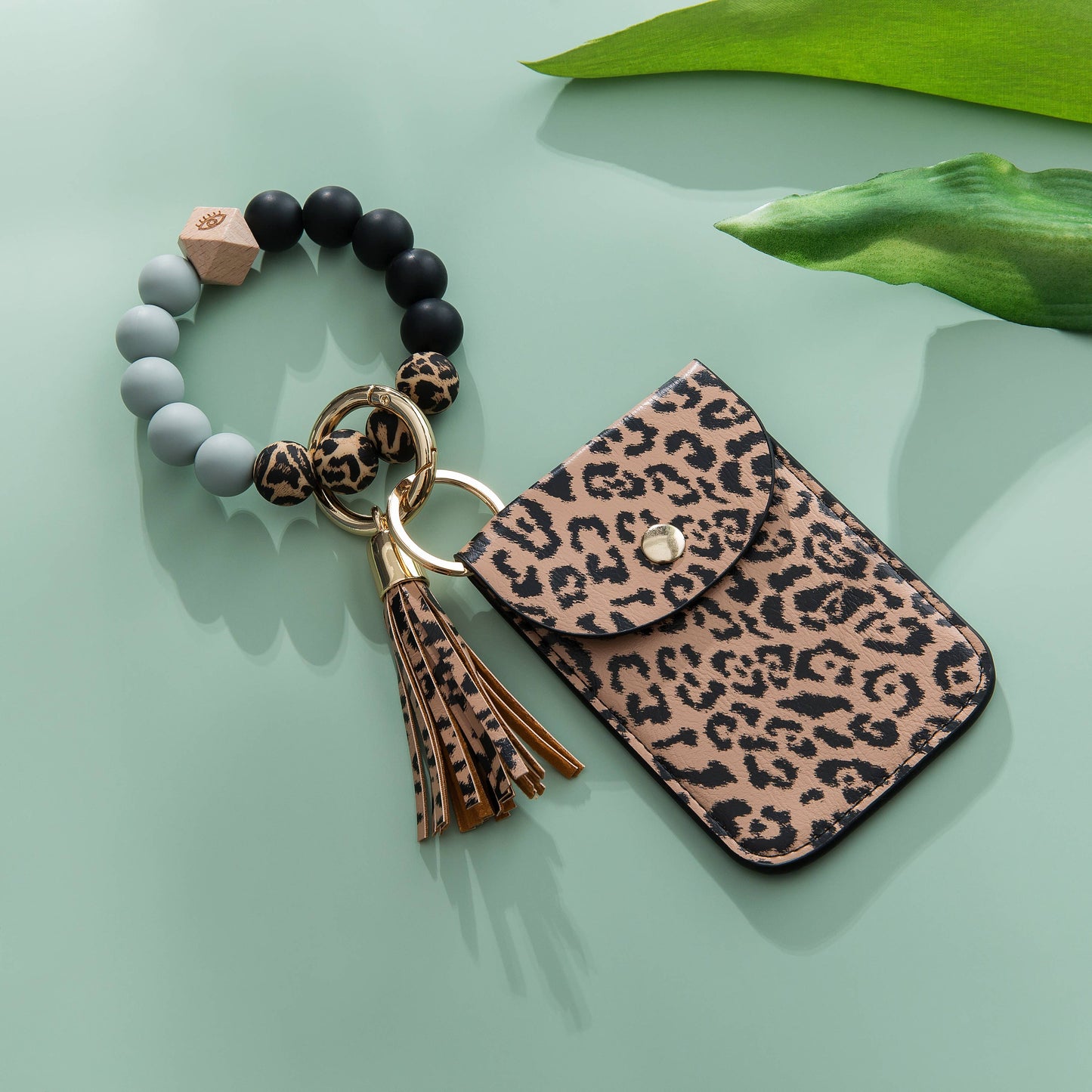 Bracelet Tassel Wallet | cheetah