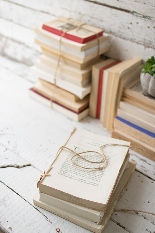 Repurposed Book Bundles | Gold edge